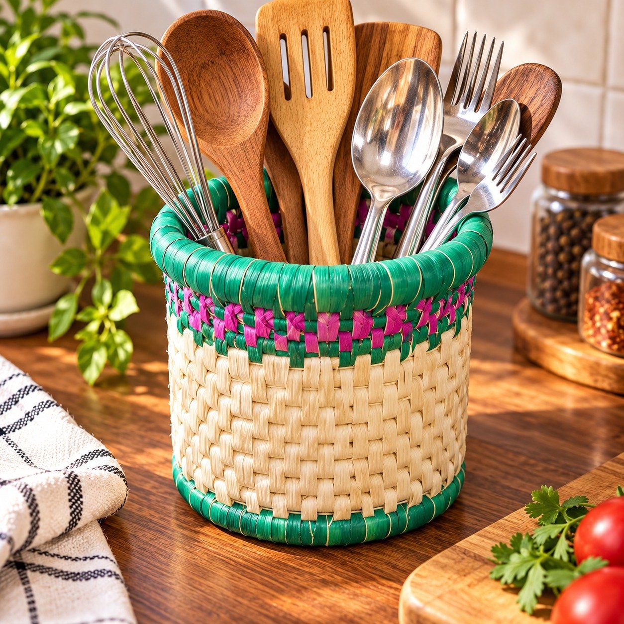Handcrafted Spoon Holder