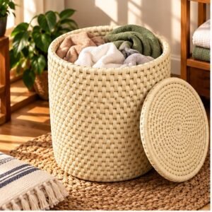 Handcrafted Laundry Storage Basket