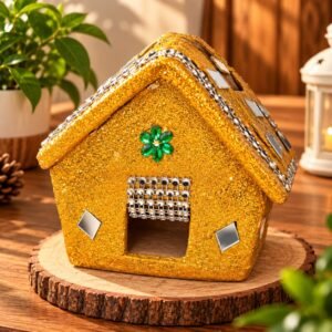 Handcrafted Clay Mini House Decor