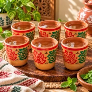 Handcrafted Simple Mitti Glass